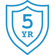5-Year Warranty Icon